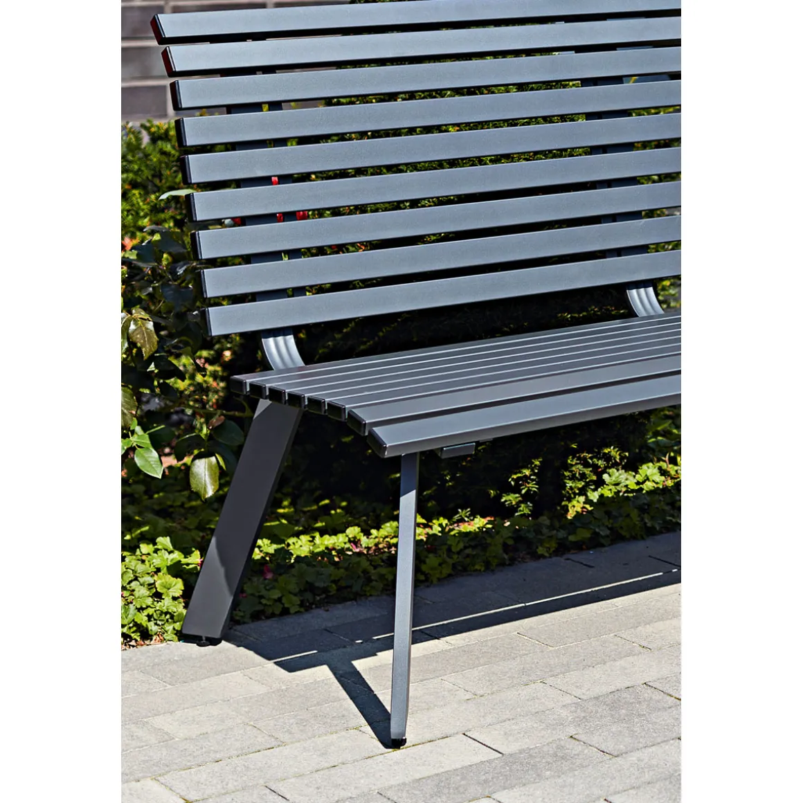 Haveson Gartenbank Halmstad anthrazit 150 x 89 x 63 cm
