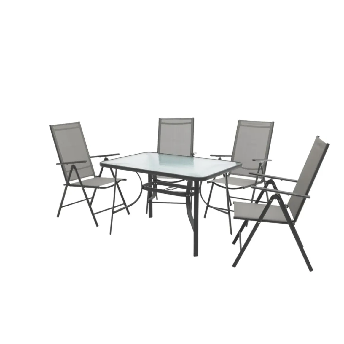 Haveson Gartenmöbelset Leipzig 5-teilig