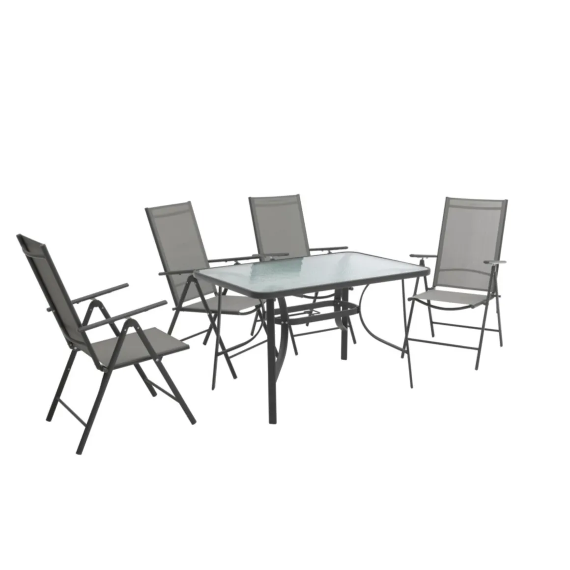 Haveson Gartenmöbelset Leipzig 5-teilig