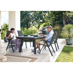 Haveson Gartentisch Taranto, ausziehbar200/260x100x76,5cm