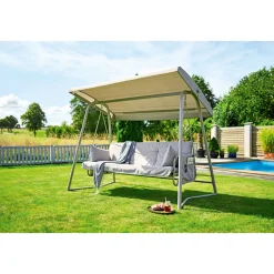 Haveson Hollywoodschaukel Milos mit Bett-Funktion