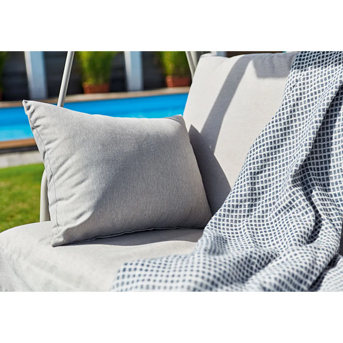 Haveson Hollywoodschaukel Milos mit Bett-Funktion