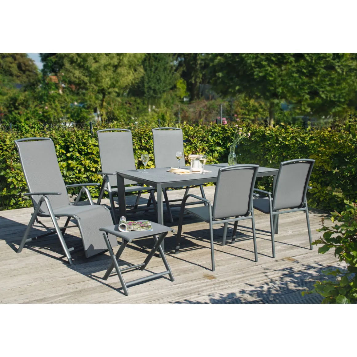 Haveson Klapphocker Atlanta anthrazit