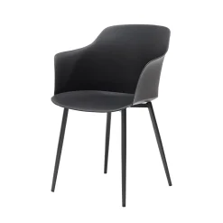 Haveson Kunststoff-Sessel Madeira schwarz