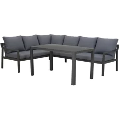 Haveson Loungeset Porto anthrazit