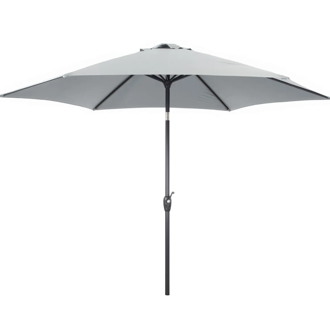 Haveson Marktschirm Lucca silbergrau 3 m