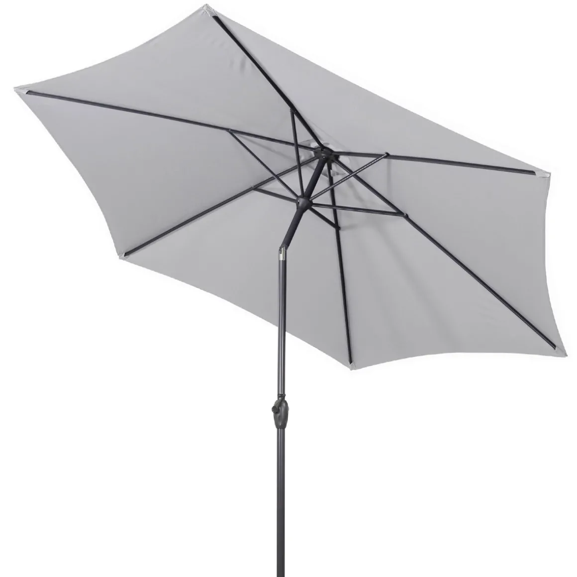 Haveson Marktschirm Lucca silbergrau 3 m