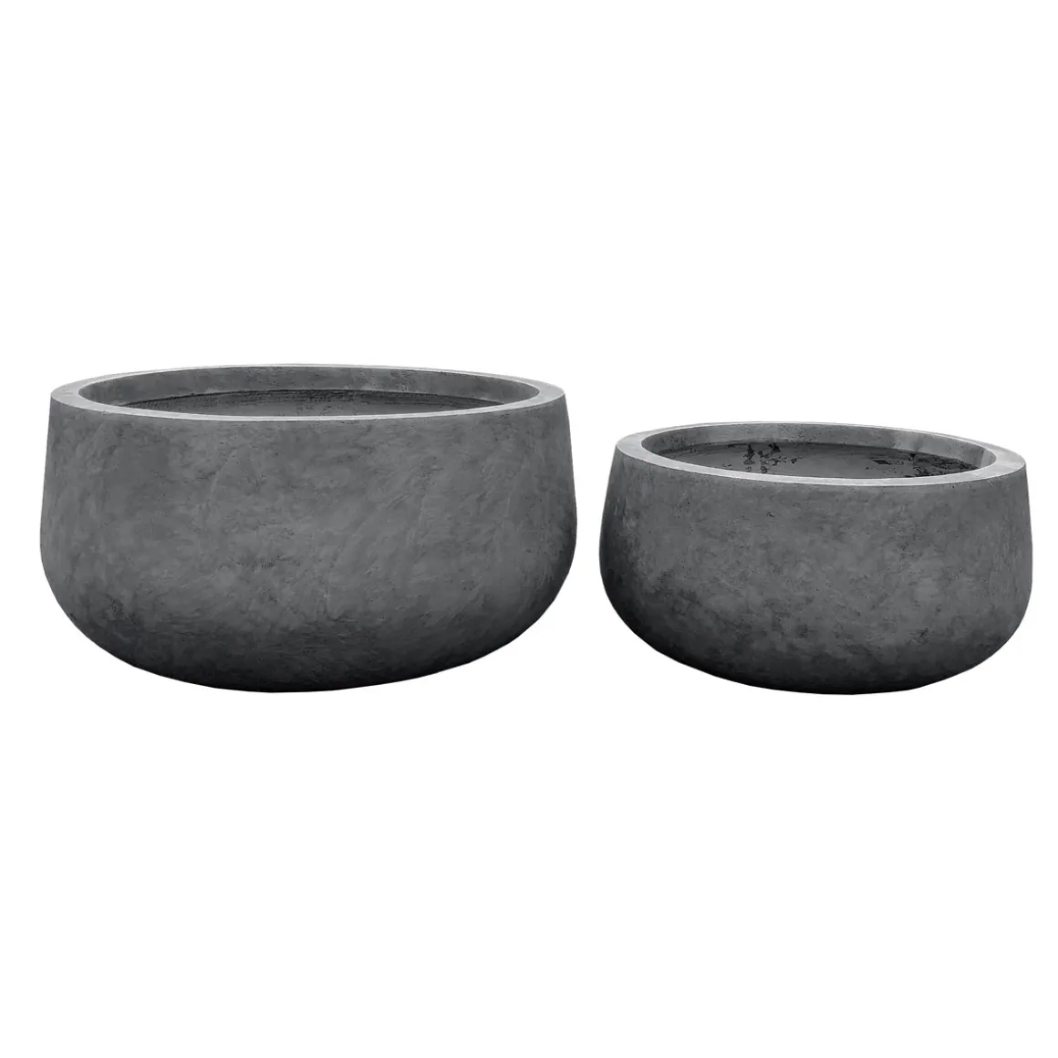 Haveson Pflanzgefäßserie Wiped Grey