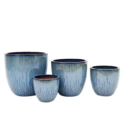 Haveson Pflanztopf Lavanda Keramik 27 x 27 x 25 cm