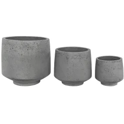 Haveson Pflanztopf PORES grau 32 x 32 x 29 cm