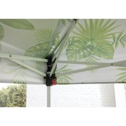 Haveson Push-Up Mini-Faltpavillon PALM LEAF 150 x 150 cm