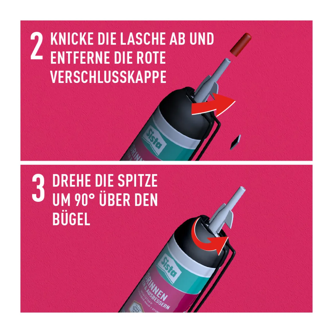 Henkel Sista Dichtstoff Füllen und Ausbessern 100 ml weiß