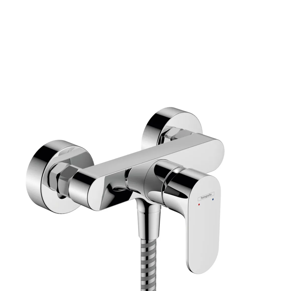 HG Duscharmatur Rebris S,chrom,mitKeramik-Mischsystem,1/2" Brauseanschluss