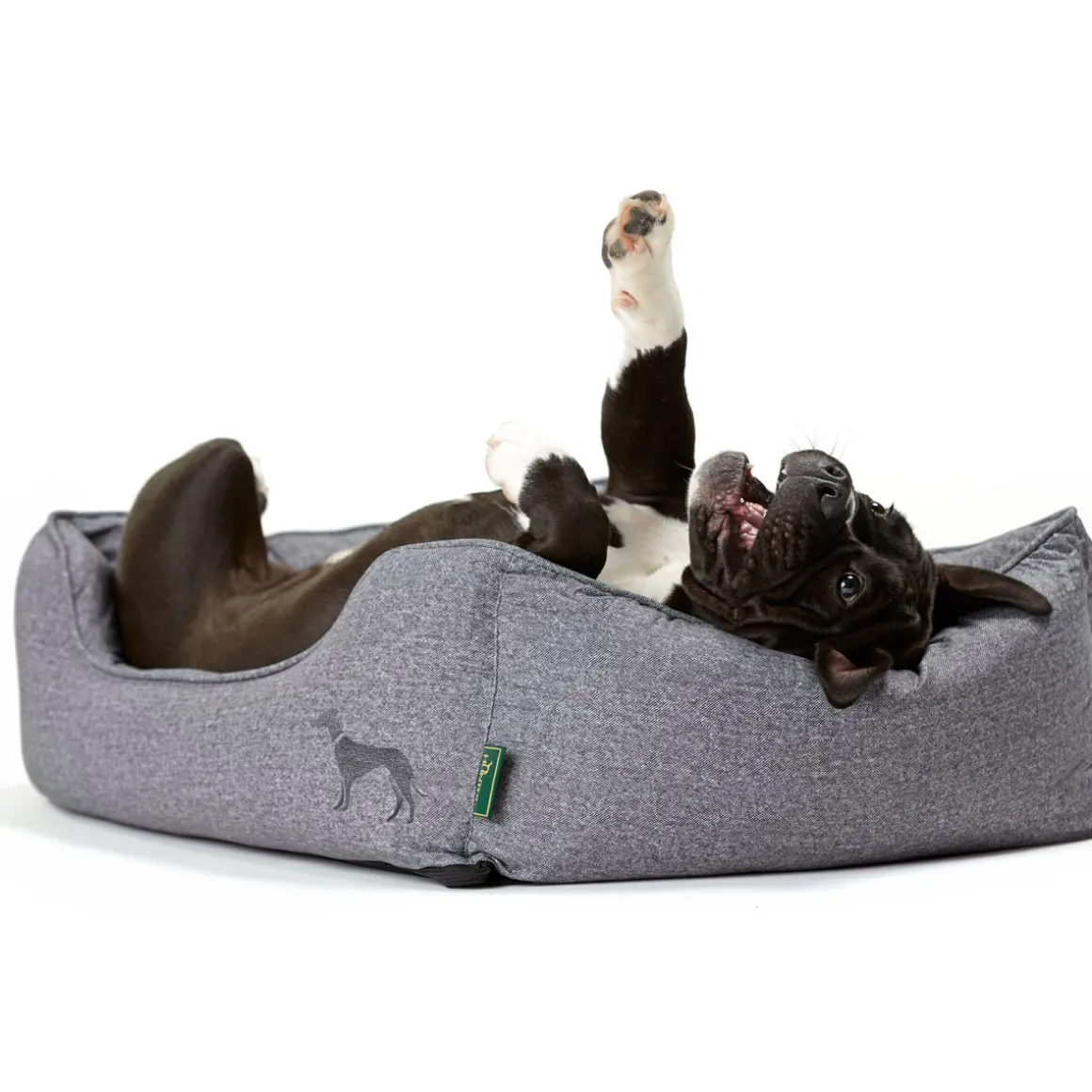 Hunter Hundesofa Boston grau 80 x 60 cm Größe M