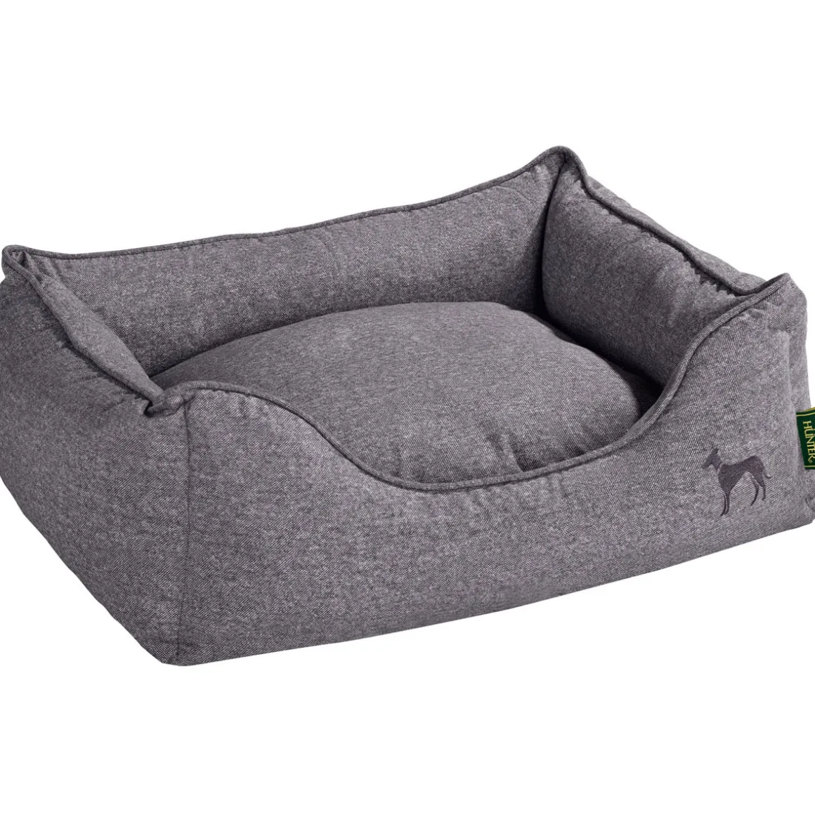 Hunter Hundesofa Boston grau 80 x 60 cm Größe M