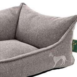 Hunter Hundesofa Prag grau 90 x 70 cm