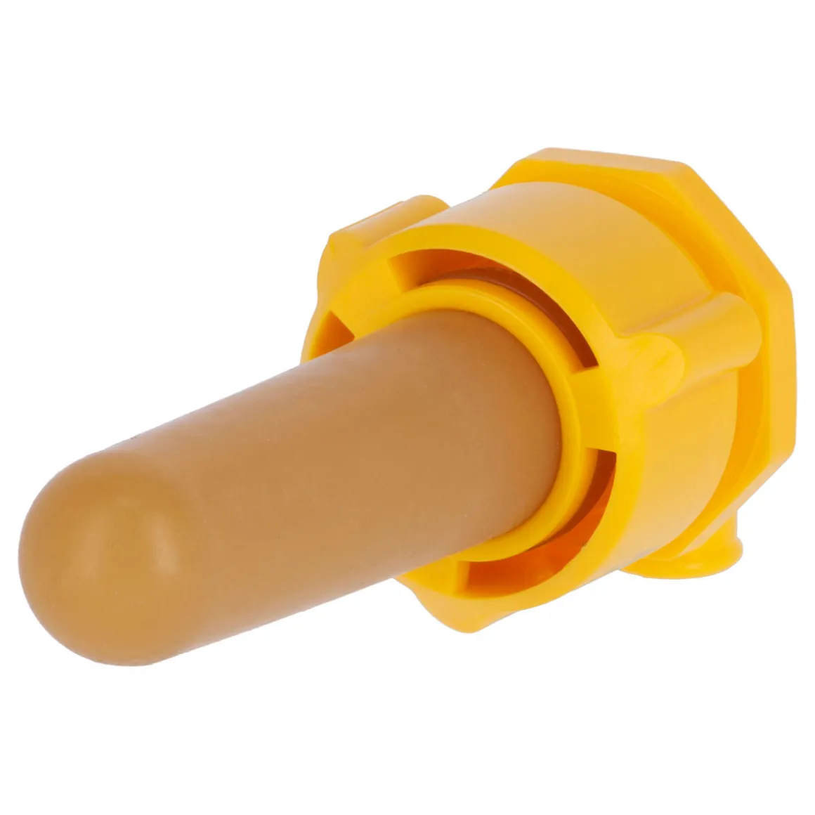 Hygieneventil mit Latexsauger gelb