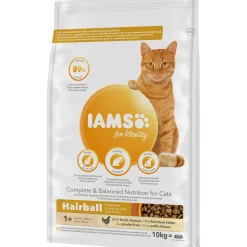 IAMS Trockenfutter Vital Katze Haarballen Huhn 10 kg