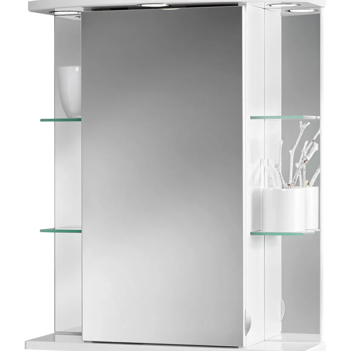 Jokey LED-Spiegelschrank Havana weiß