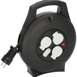 Kabelbox Vario-Line VL2-X 10m USB4-fach schwarz H05VV-F 3G1,5 2xUSB