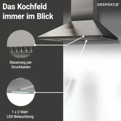 Kaminhaube Edelstahl CH22058IXB60 CM