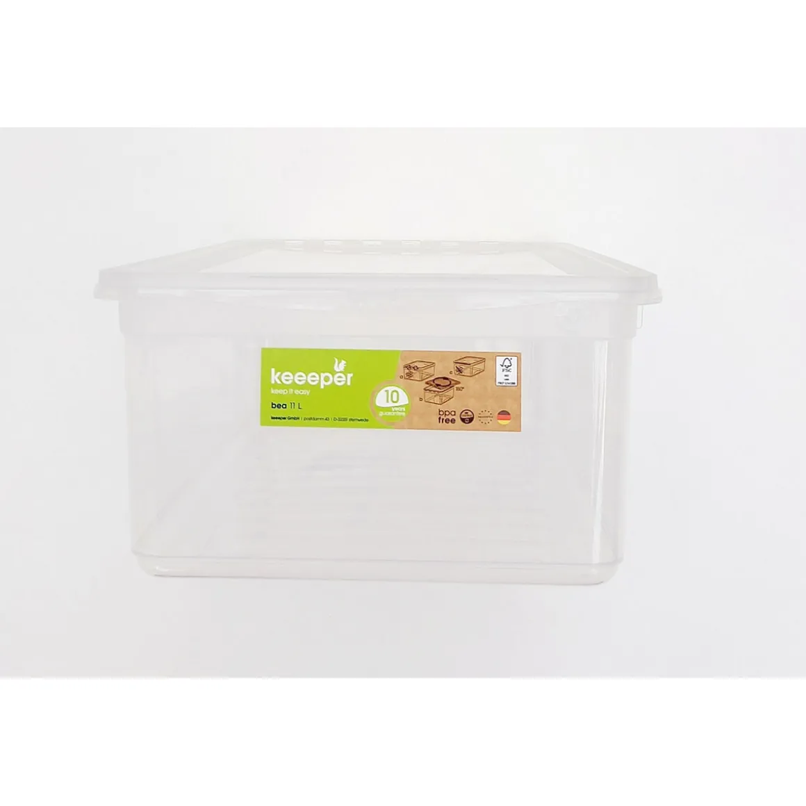 keeeper Aufbewahrungsbox Bea 39 x 14 x 26,5 cm 11 L