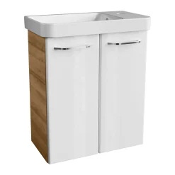 Keramik WT GWC 55,5x16x30 cm li. weissf. WT-Unterschraenke Milano GWC 8433x