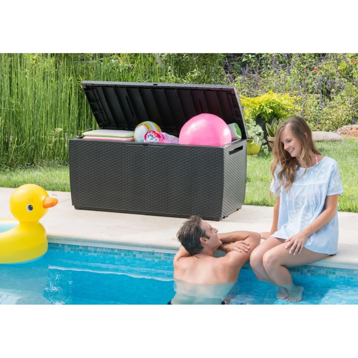 Keter Aufbewahrungsbox Rattan Style Box Capri