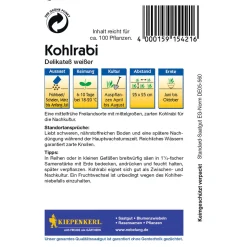 Kiepenkerl Kohlrabi Delikateß weiß