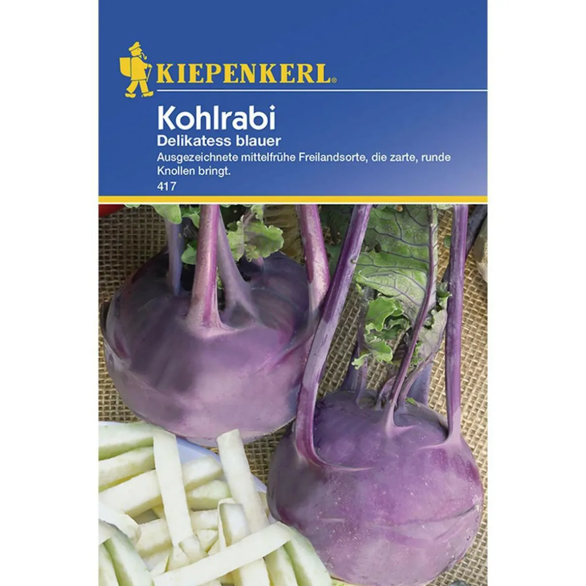 Kiepenkerl Kohlrabi Delikateß blauer