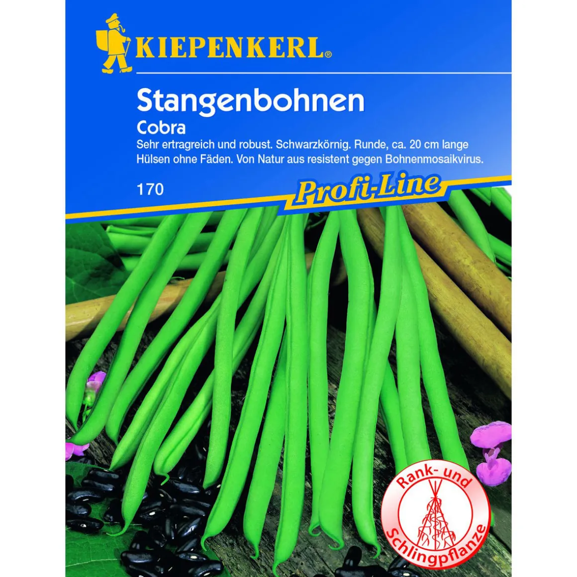 Kiepenkerl Stangenbohne Cobra