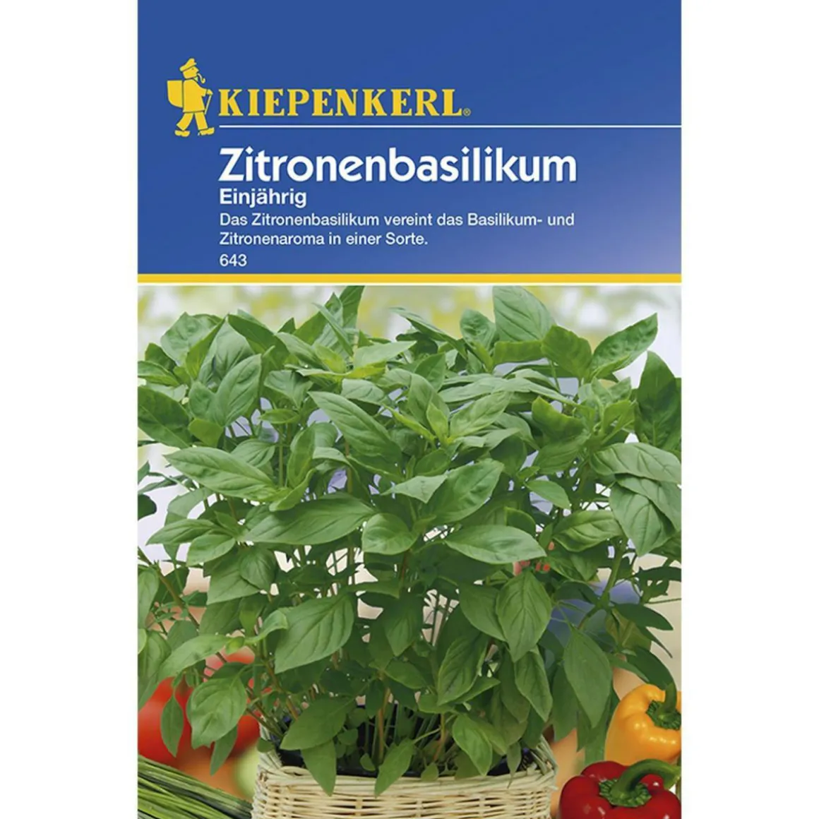 Kiepenkerl Zitronenbasilikum einjährig