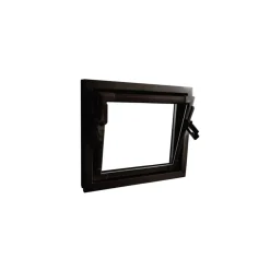Kippfenster Q59 600 x 500 mm ISO Glas braun