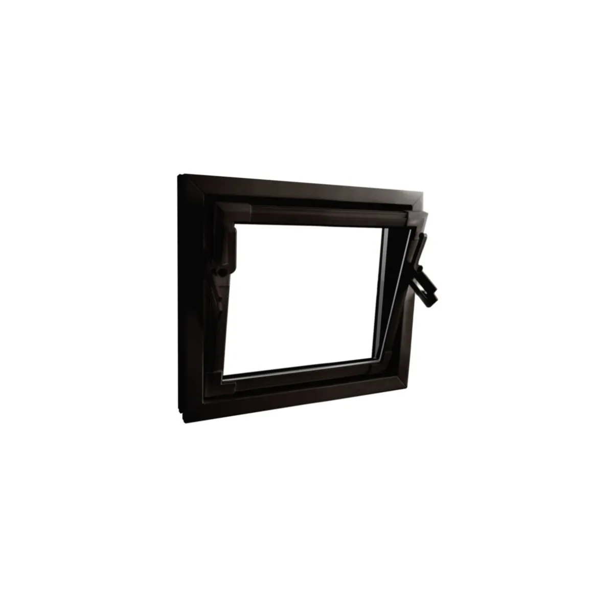 Kippfenster Q59 600 x 500 mm ISO Glas braun