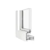 Kippfenster Q59 800 x 500 mm ISO Glas weiss