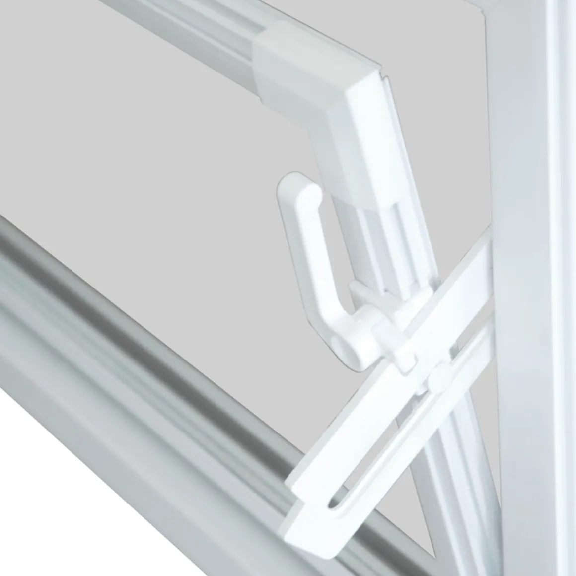 Kippfenster Q59 800 x 500 mm ISO Glas weiss