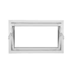 Kippfenster Q59 800 x 500 mm ISO Glas weiss