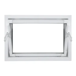 Kippfenster Q59 600x500mm ISO Glas weiss
