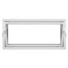Kippfenster Q59 1000 x 500 mm ISO Glas weiss