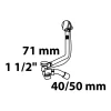 Kirchhoff Wannen-Ab- und Überlaufgarnitur ECO-SAVE KS 1 1/2"