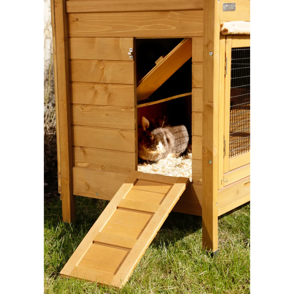 Kleintierstall Appartment Pro 118 x 130 x 61 cm braun