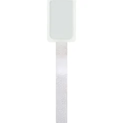 Klett-Beschrifttungsstreifen 12mm weiss10 St