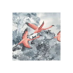 KomarVlies Fototapete Flamingos in the Sky 400x280 cm