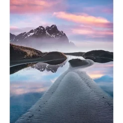 KomarVlies Fototapete Glowing Vestrahorn 200x250 cm