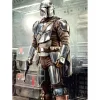 KomarVlies Fototapete Mandalorian Fight Posture 200x280 cm