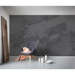 KomarVlies Fototapete Maya Tweed b/w 400x250 cm