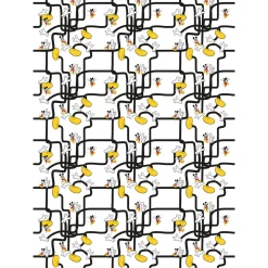KomarVlies Fototapete Mickey Mouse Foot Labyrinth 200x280 cm