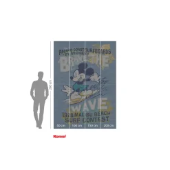 KomarVlies Fototapete Mickey Brave the Wave 200x280 cm
