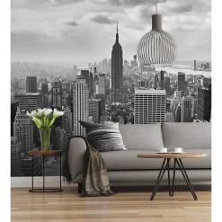 KomarVlies Fototapete NYC Black and White 300x250 cm
