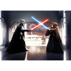 KomarVlies Fototapete Star Wars Vader vs. Kenobi 300x200 cm